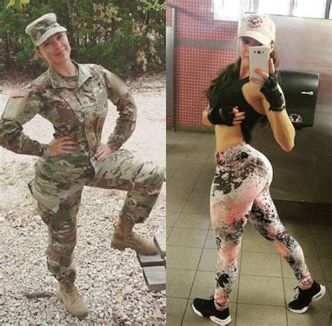 41 Sexy Service Women In And Out Of Their Uniforms Gallery EBaum S