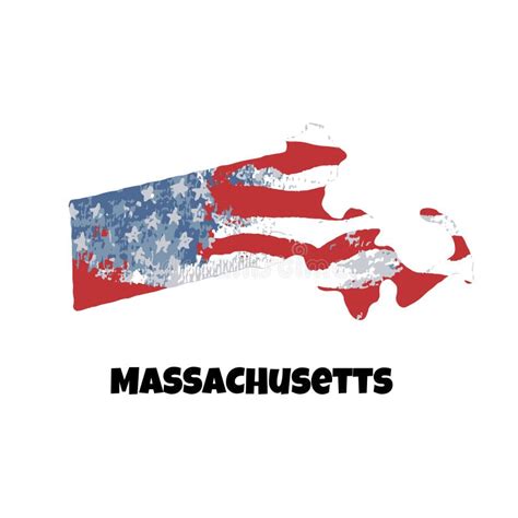 State Of Massachusetts United States Of America Stock Vector Illustration Of Hand Icon