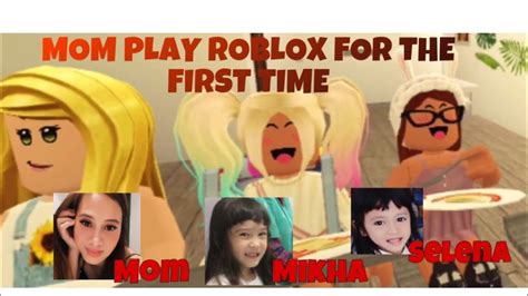 Mom Play Roblox For The First Time Youtube