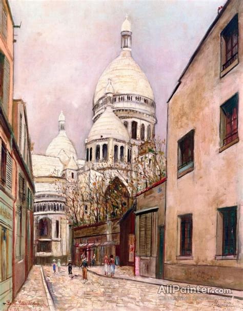 Maurice Utrillo Sacré Coeur De Montmartre And Rue Du