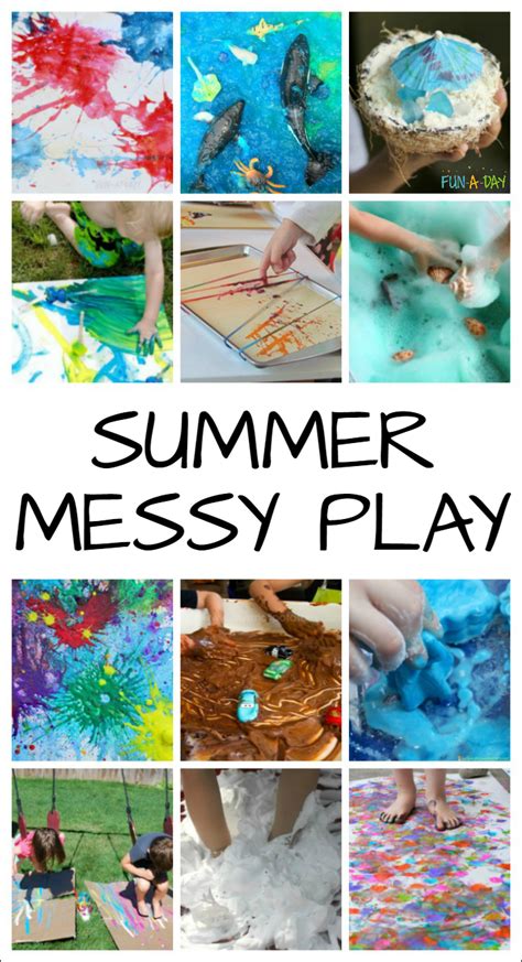Because really, everything the kids do has to do with their senses. Awesome Summer Messy Play Ideas for Kids to Get Into ...