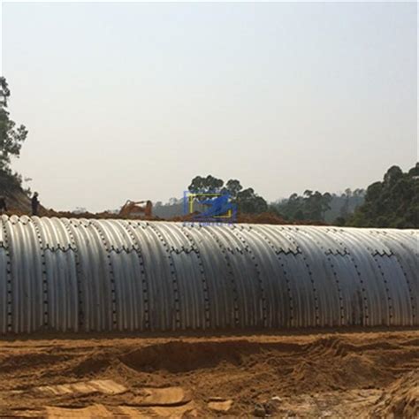 Hot Galvanzied Corrugated Steel Culvert Pipe From China
