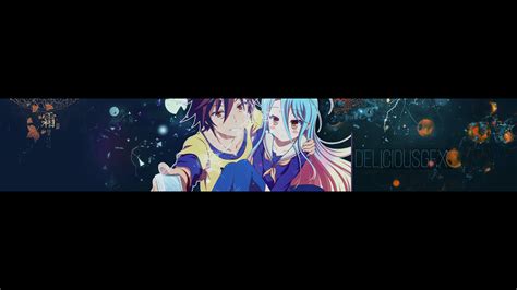 Image of 2048x1152 youtube channel art maker mahre horizonconsulting co. No Game No Life YouTube Banner - DeliciousGFX by ...