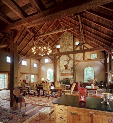 Tour Inside This Beautiful Rustic Entertainment Barn In Connecticut