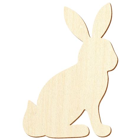 Holz Häschen Hase sitzend - 3-50cm Streudeko Basteln Deko ...
