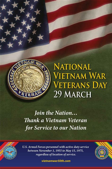 National Vietnam War Veterans Day Poster Article The United