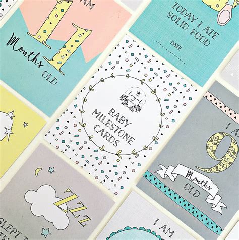 Maybe you would like to learn more about one of these? Baby Milestone Cards By The Loyal Kingdom | notonthehighstreet.com