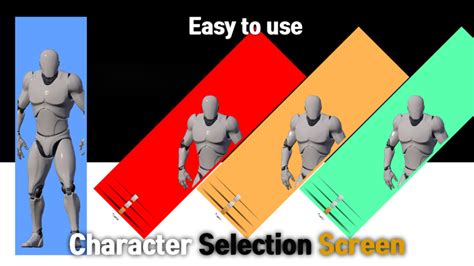 Character Selection Screen In Blueprints Ue Marketplace