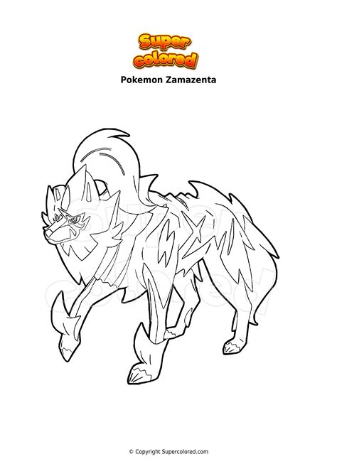 43 Zacian Pokemon Coloring Pages Printable Coloring Pages For Free