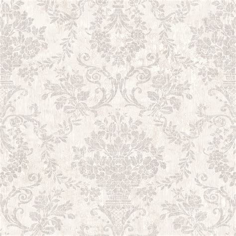 44 Grey Floral Wallpaper