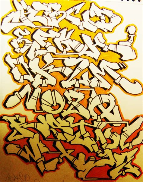 Graffiti Creator Styles Alphabet Graffiti 3d
