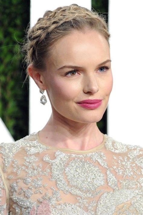 Kate Bosworth Braid Braided Hairstyles Updo Oscar Hairstyles Party Hairstyles Braided Updo
