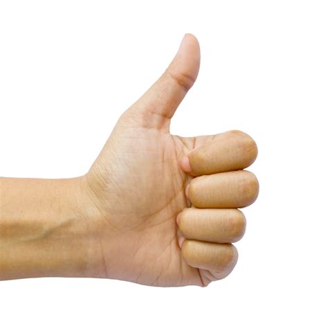 Hand Thumbs Up At You PNG