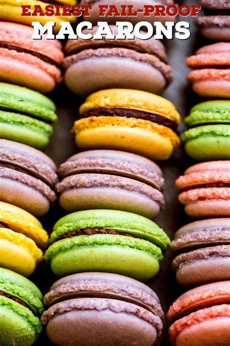 Easiest Fail Proof Macarons Recipe With Step By Step Photos Recipe