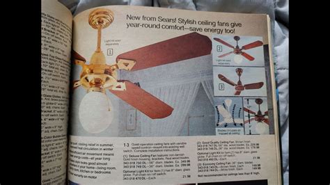 Need a new ceiling fan in your bedroom or living room? Ceiling Fans of the Sears Canada Catalog 1980-2002 - YouTube