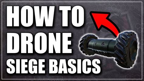How To Drone Siege Basics Rainbow Six Siege Youtube