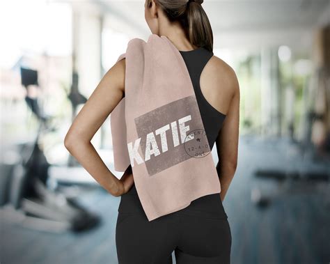 Gym Towel Customised Gym Towel Bikram Yoga Towel Personalised Gym Towel Sports Birthday