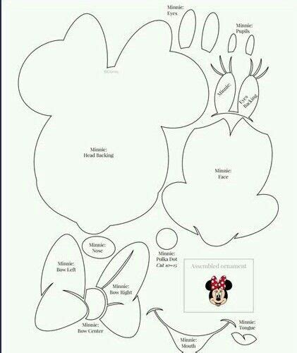Pin By Helena Doeble On Disney Minnie Mouse Template Mickey Mouse
