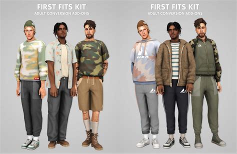 First Fits Kit Clothing Conversion By Adrienpastel Liquid Sims