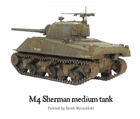 Warlord Games 28mm Bolt Action M4 Sherman Medium Tank Wonderland
