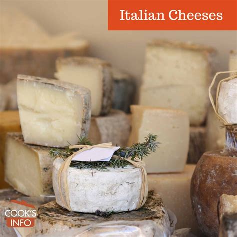 Italian Cheeses Types And Uses Cooksinfo