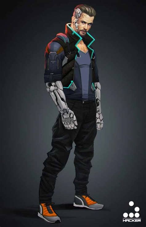 35 Cool Cyberpunk Character Concept Art Inspiration