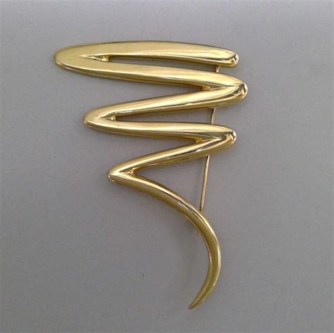 Vintage Tiffany Squiggle Pin Caffray Jewellers
