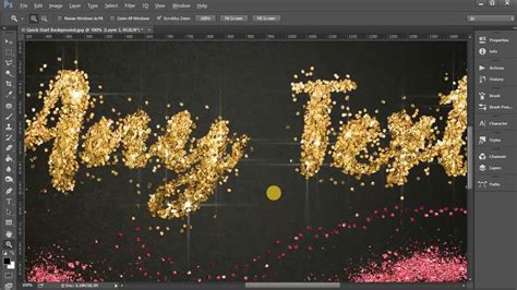 Add frames, animations, bubbles, glitter images, stamps, text and glitter text, trims and backgrounds. Glitter Styles For Photoshop Tutorial (DOWNLOAD FREE ...