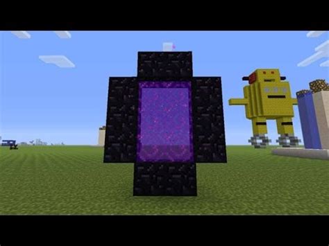 Make sure it's three blocks high and a block of it is on the obsidian. HOW TO MAKE A NETHER PORTAL IN MINECRAFT - 2017 - YouTube