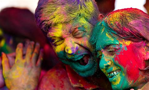 Couple On Holi Colourful Holi Colourful Wallpapers Hd For Android