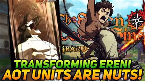 Transforming Eren Is Insane Aot Collab Units Info Is Out Seven