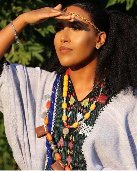 Wollo Amhara Amhara Ethiopian Women Traditional Outfits