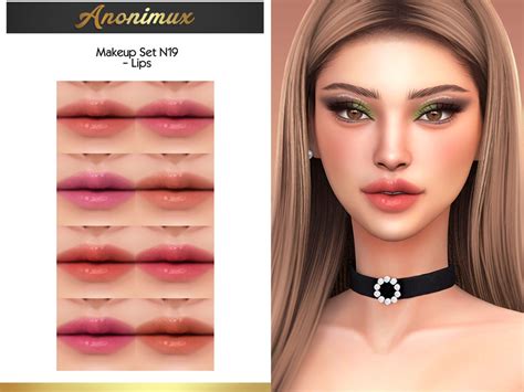 The Sims Resource Makeup Set N19 Lips