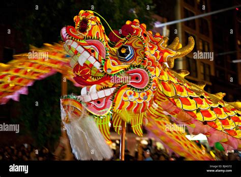 Chinese New Year Parade With Dragon Sydney Australia Stock Photo Alamy