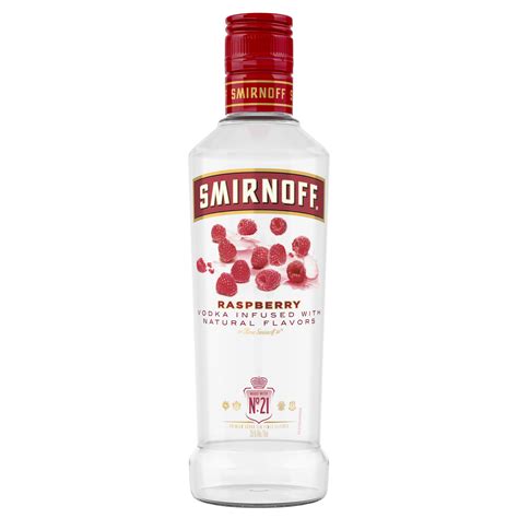 Smirnoff Raspberry 70 Proof Vodka Infused With Natural Flavors 375