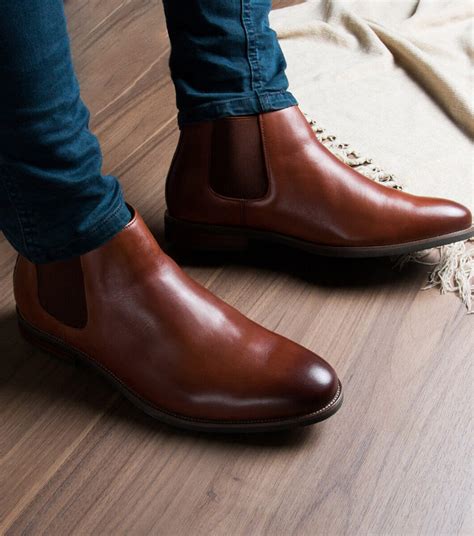 New Florsheim Ceduna Mens Plain Toe Chelsea Boot Shoes Ebay