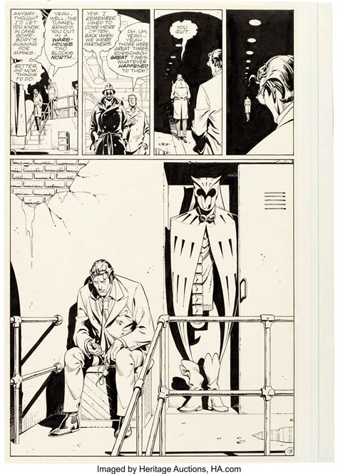 Watchmen 1 Original Artwork By Dave Gibbons And Alan Moore For Sale
