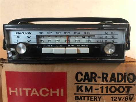 Parts Hitachi Hitachi Km 1100t Vintage Autoradio