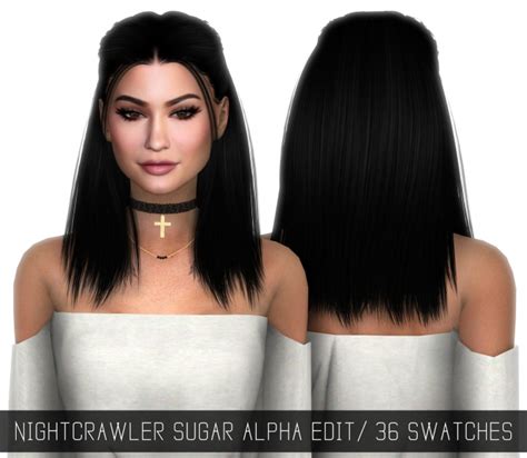 Nightcrawler Sugar Alpha Hair Edit At Simpliciaty Sims 4 Updates