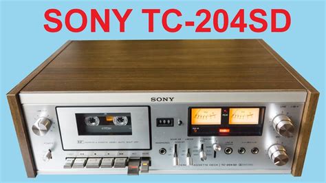 Xdcam deck / it server with two sxs memory slots and 1 tb hdd. Sony TC-204SD Stereo Cassette Deck (1975-76) - Parameter ...