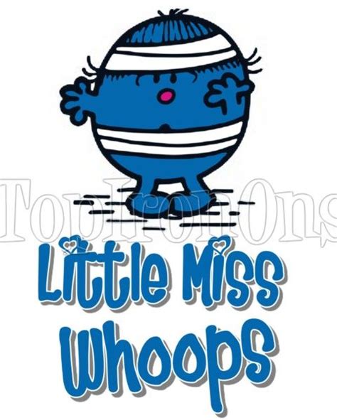 Mr Men And Little Miss Whoops T Shirt Iron On Transfer 44 Mr Men