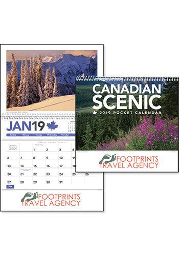 Custom Across Canada Calendars X11495 Discountmugs