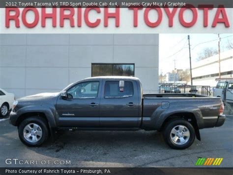 Magnetic Gray Mica 2012 Toyota Tacoma V6 Trd Sport Double Cab 4x4