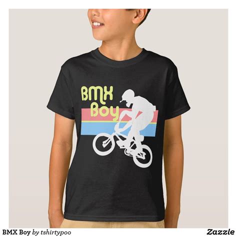 Bmx Boy T Shirt In 2020 Bmx Boys T Shirts T Shirt