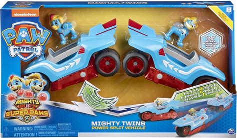 Paw Patrol Mighty Pups Super Paws Mighty Twins 2 In 1 Power Split