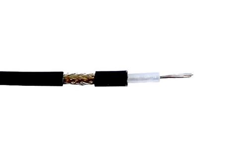 Coaxial Cable Rg58 50ohm Stranded Wire Black 100m Wave Cables