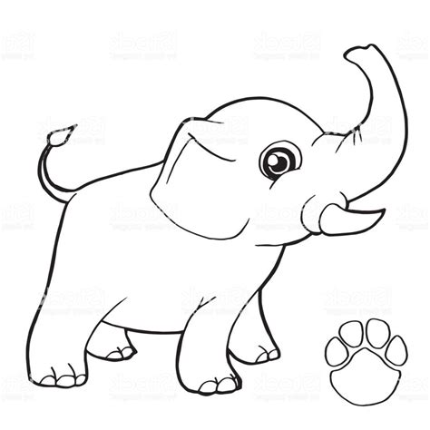 Dibujo Elefante Para Colorear E Imprimir