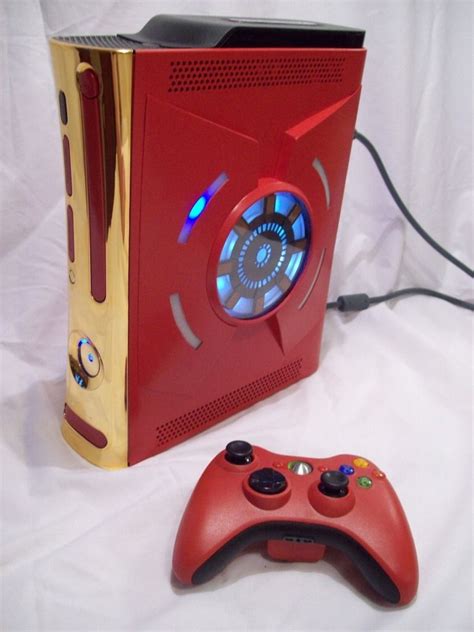 Cool Custom Designed Game Consoles Xbox Case Xbox Iron Man