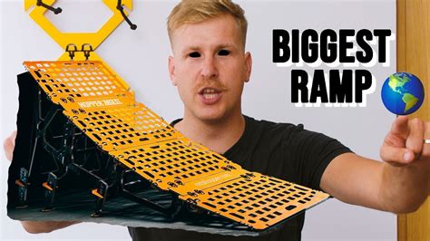 Biggest Portable Gravity Mtb Ramp In The World Youtube