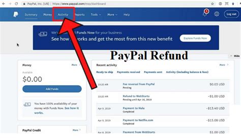 Unlocking Refunds How To Retrieve A PayPal Refund Using Your Card